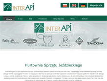 Tablet Screenshot of interapi.pl
